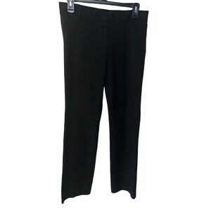 Betabrand Pants Womens Sz Medium Long Black Yoga Dress Straight Rayon Stretch